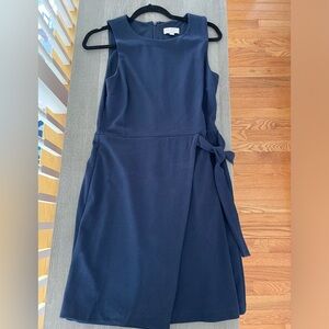 8P loft sweater like dresss navy blue
